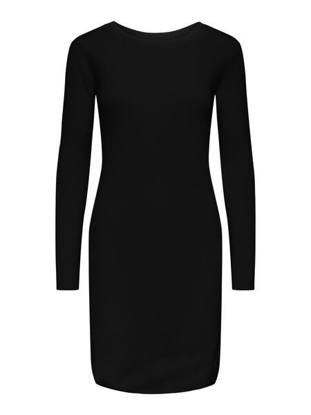 Pieces PCNIA KNITTED DRESS, Black, highres - 17127700_Black_001.jpg