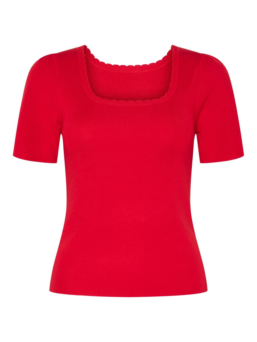 Pieces PCJULINE KNITTED TOP, Goji Berry, highres - 17159166_GojiBerry_001.jpg