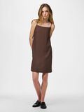 Product image thumbnail - PCPIA STRAP LINEN BLEND MINI DRESS, Coffee Quartz | 3