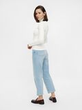 Product image thumbnail - RULLEHALS BLUSE, Cloud Dancer | 2