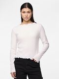 Pieces PCJOSAFINA LONG SLEEVED TOP, Bright White, highres - 17152443_BrightWhite_003.jpg