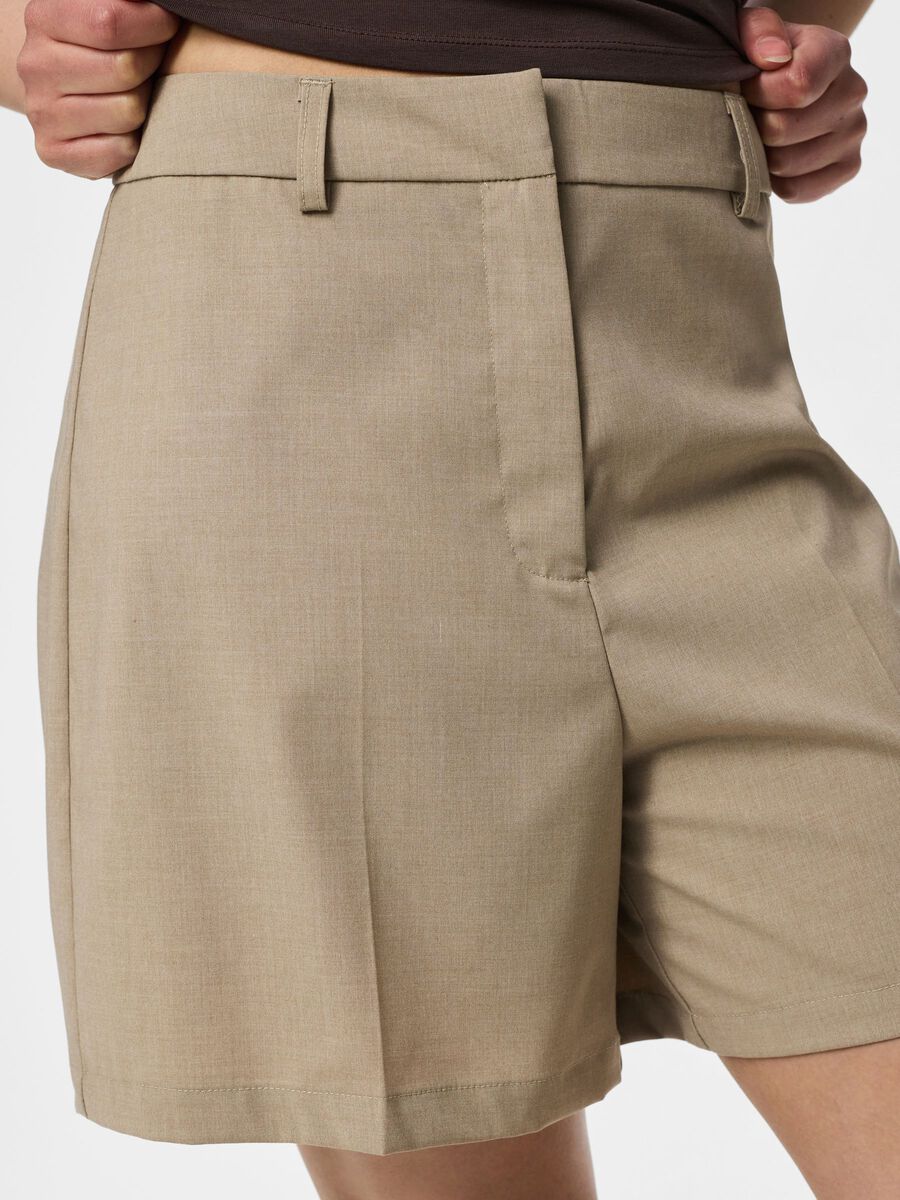 Carousel image - PCROSA HW  SHORTS, Greige | 4
