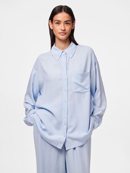 Pieces PCPIA SKJORTE, Cashmere Blue, highres - 17149315_CashmereBlue_003.jpg