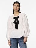 Pieces PCGOLLY BOW LONG SLEEVED TOP, Bright White, highres - 17154379_BrightWhite_1150495_003.jpg