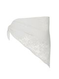 Product image thumbnail - PCGAMILLA TRIANGLE 5-1  SCARF, Cloud Dancer | 2