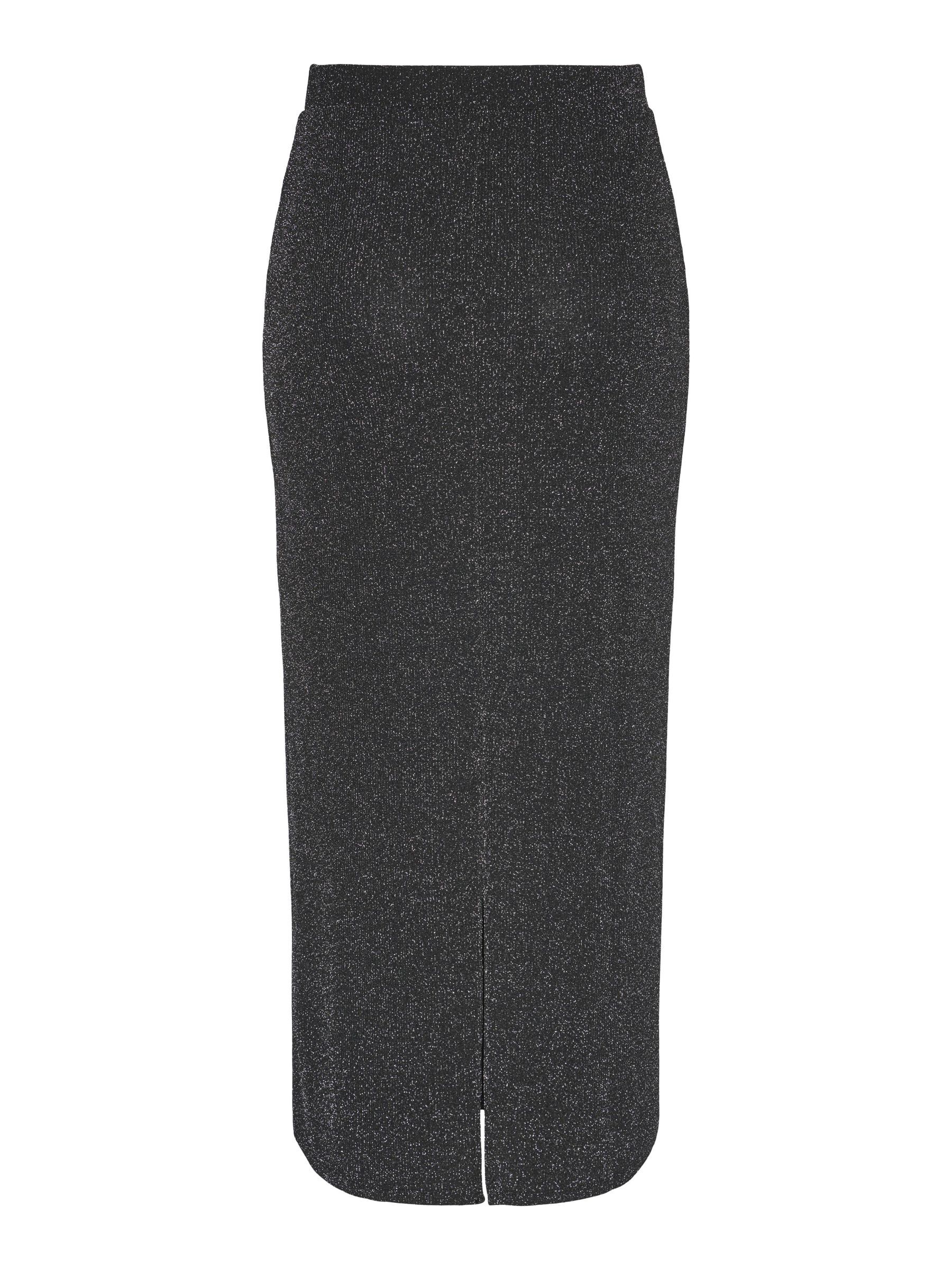 Black glitter pencil skirt outlet