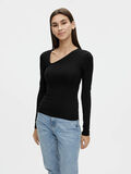 Pieces PCKANE LONG SLEEVED TOP, Black, highres - 17120148_Black_003.jpg