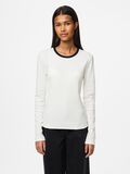Pieces TOP A MANICHE LUNGHE, Bright White, highres - 17154481_BrightWhite_1159506_003.jpg