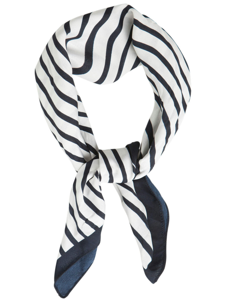 Pieces STRIPED SCARF, Navy Blazer, highres - 17089572_NavyBlazer_001.jpg