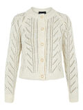 Pieces PATTERN KNITTED CARDIGAN, Natural, highres - 17109888_Natural_812080_001.jpg