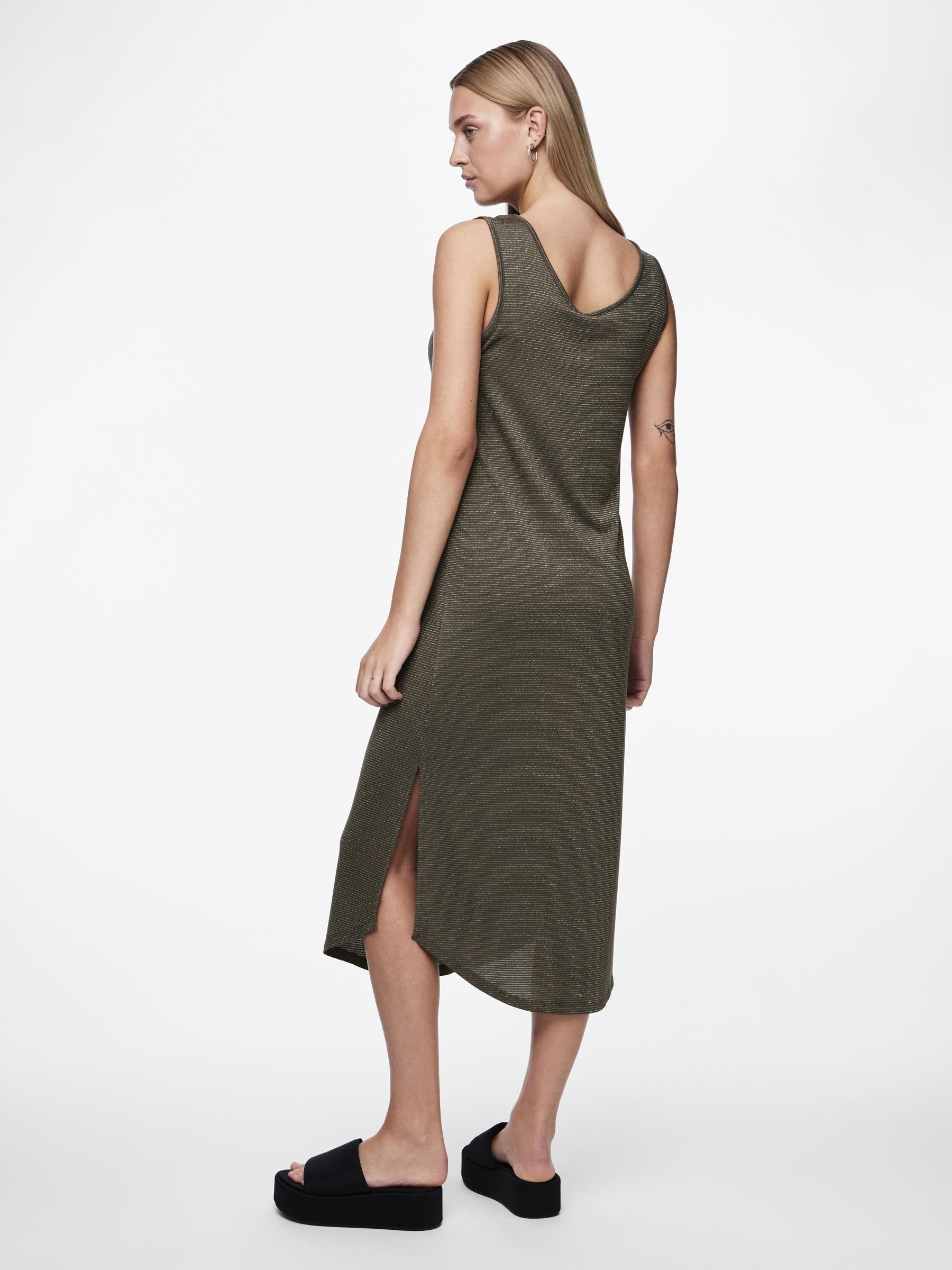 Lurex midi dress clearance