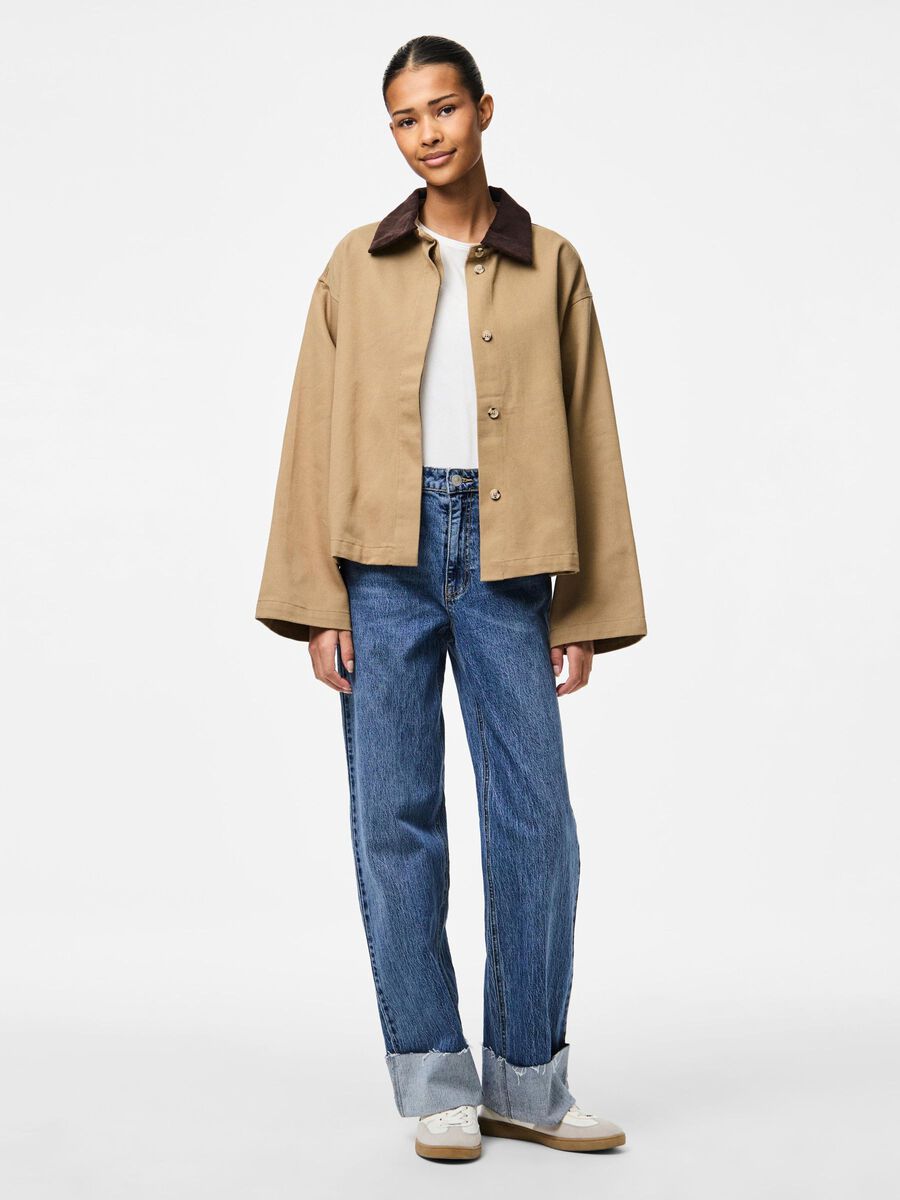Pieces PCFEMBA JEANSJACKA, Silver Mink, highres - 17161472_SilverMink_1223978_005.jpg