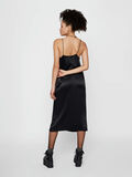 Pieces DRAPED FRONT SLIP DRESS, Black, highres - 17100433_Black_004.jpg