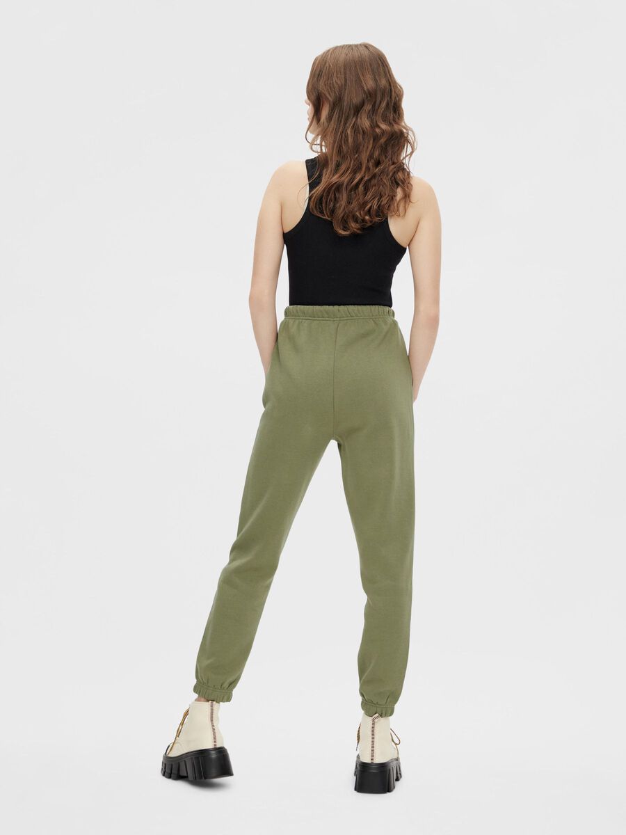 Pieces PCCHILLI SWEATPANTS, Deep Lichen Green, highres - 17113436_DeepLichenGreen_892041_004.jpg