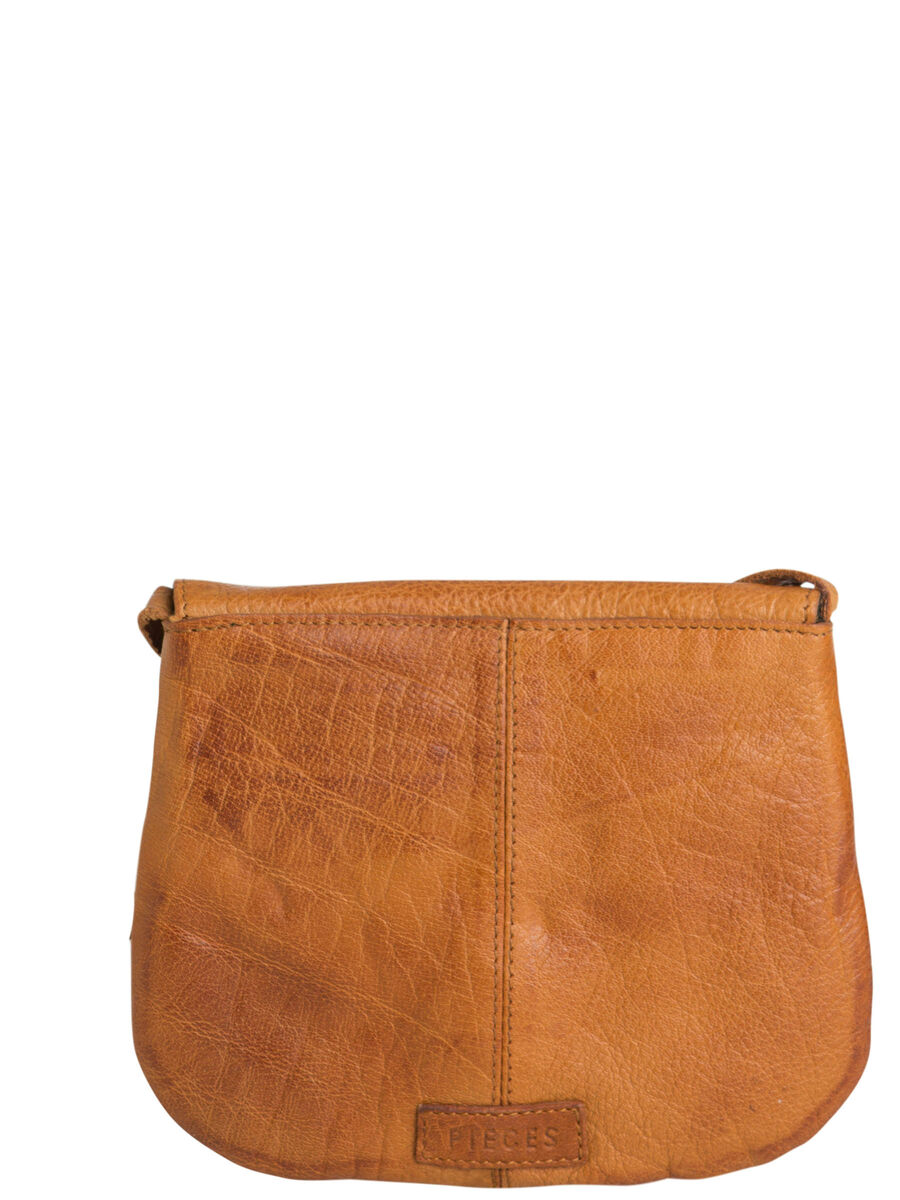 Pieces LEATHER CROSSBODY BAG, Cognac, highres - 17085464_Cognac_002.jpg
