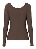 Pieces PCKITTE  LONG-SLEEVED T-SHIRT, Hot Fudge, highres - 17101437_HotFudge_002.jpg