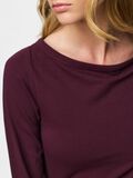 Product image thumbnail 4 PCPHOEBE BOATNECK 3/4 SLEEVED TOP, Winetasting