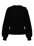 Pieces ELASTISCHE BAND BLOUSE, Black, highres - 17109382_Black_001.jpg