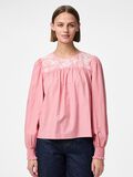Pieces PCSARAH LONG SLEEVED TOP, Pink Lemonade, highres - 17155667_PinkLemonade_1167229_003.jpg