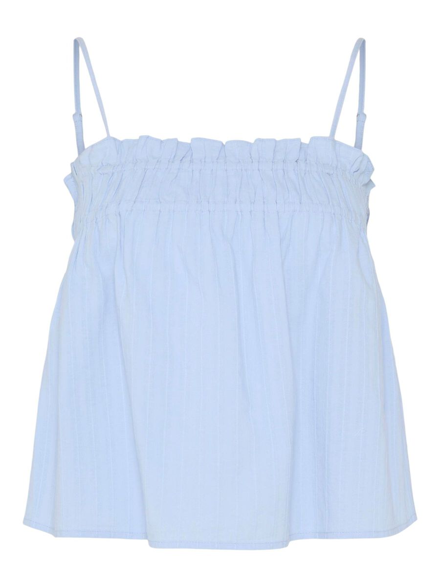 Pieces PCMUNA COTTON STRAP TOP, Cashmere Blue, highres - 17155201_CashmereBlue_001.jpg