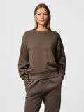 Pieces PCCHILLI LOOSE FIT SWEATSHIRT, Morel, highres - 17156302_Morel_003.jpg