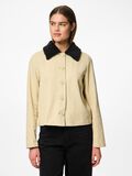 Pieces PCJACKIE VESTE EN JEAN, Beige, highres - 17161303_Beige_1222677_003.jpg