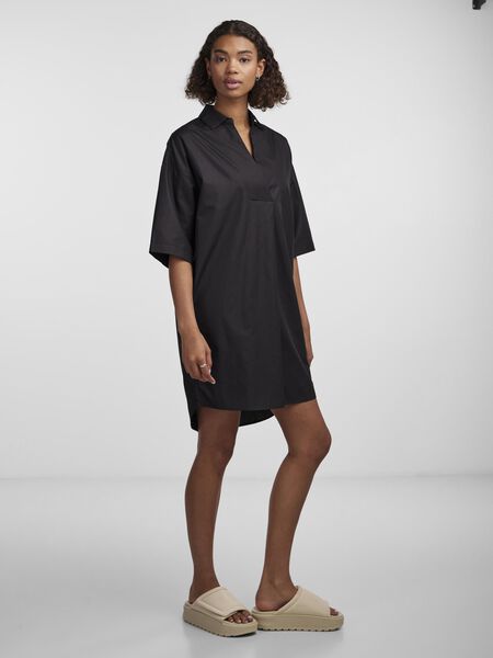 Pieces PCLANA SHIRT DRESS, Black, highres - 17147550_Black_005.jpg
