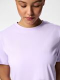 Product image thumbnail - PCRIA COTTON T-SHIRT, Pastel Lilac | 4