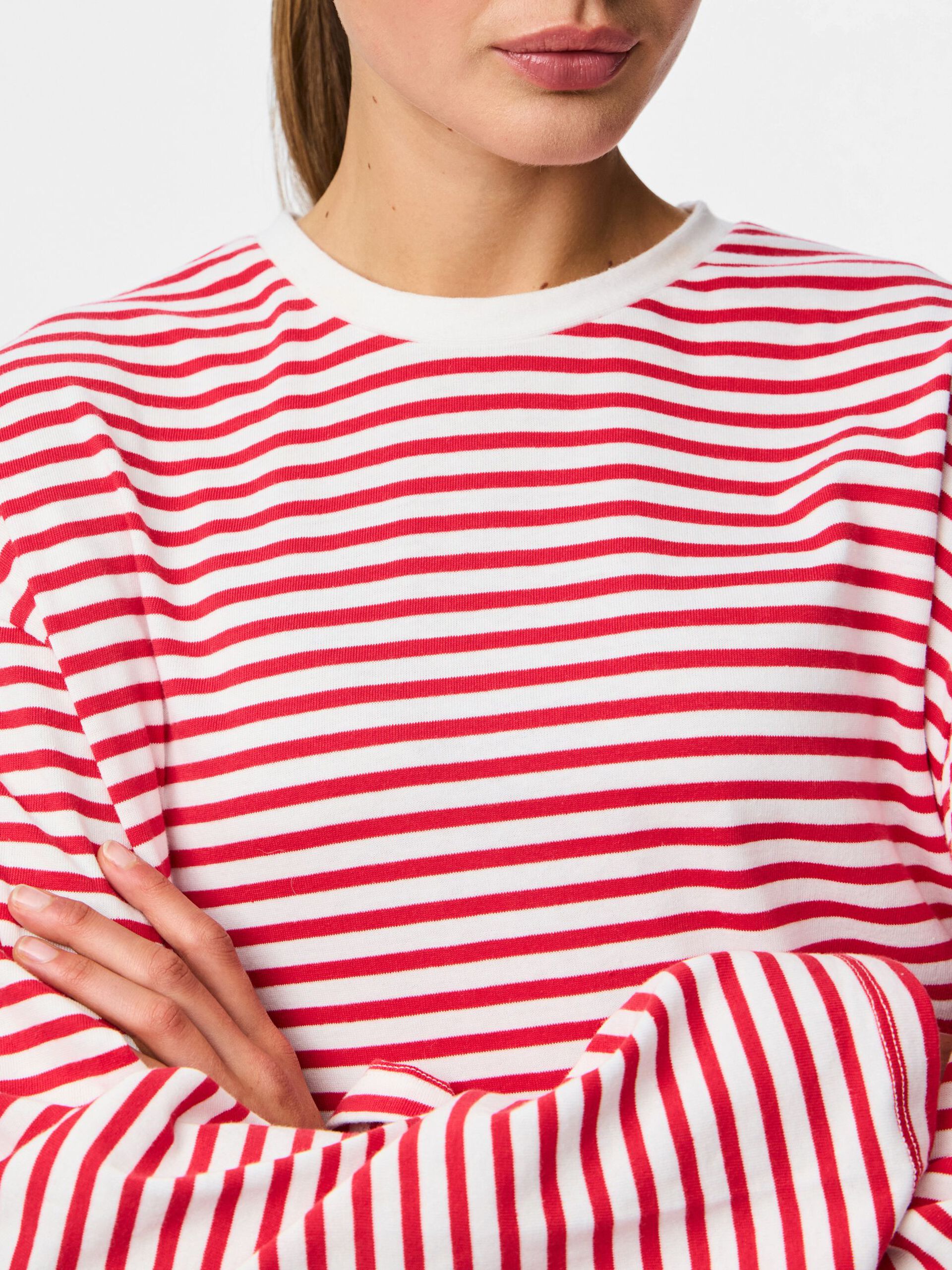 Carousel image - PCSADIE LONG SLEEVED TOP, Cloud Dancer | 5