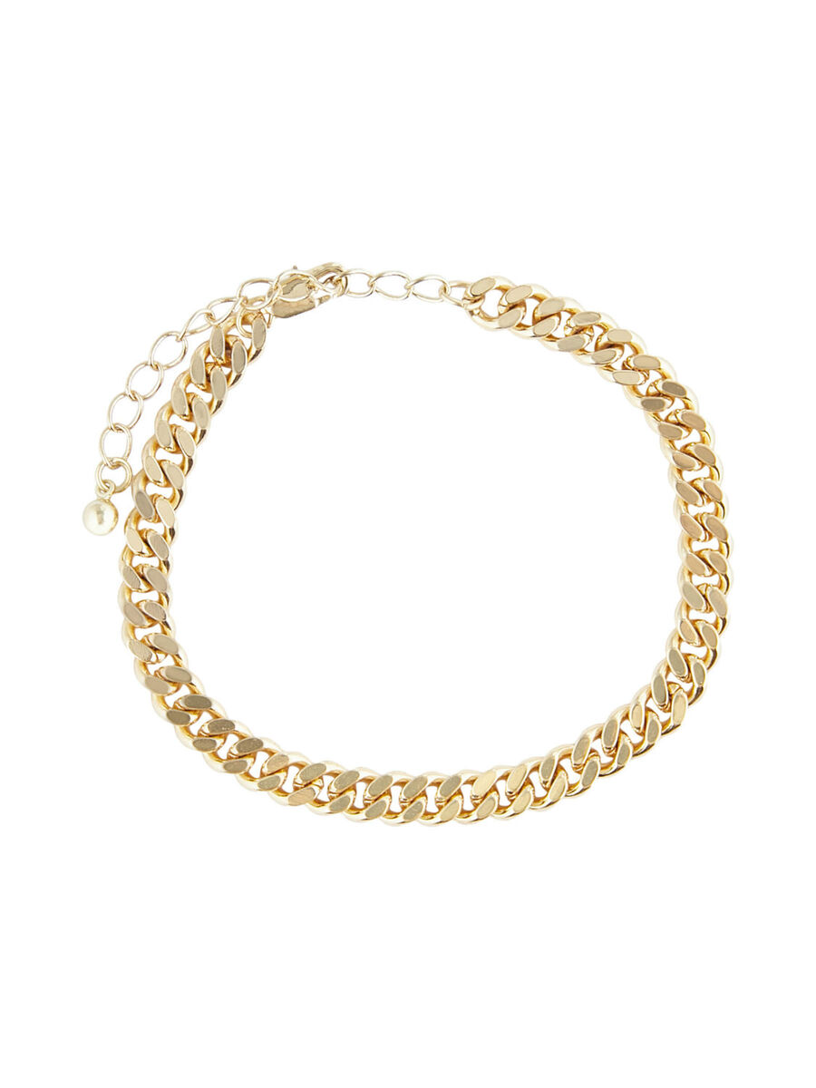 Pieces KÆDE ARMBÅND, Gold Colour, highres - 17113131_GoldColour_001.jpg