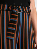 Pieces STRIPED WIDE TROUSERS, Black, highres - 17096215_Black_694650_008.jpg