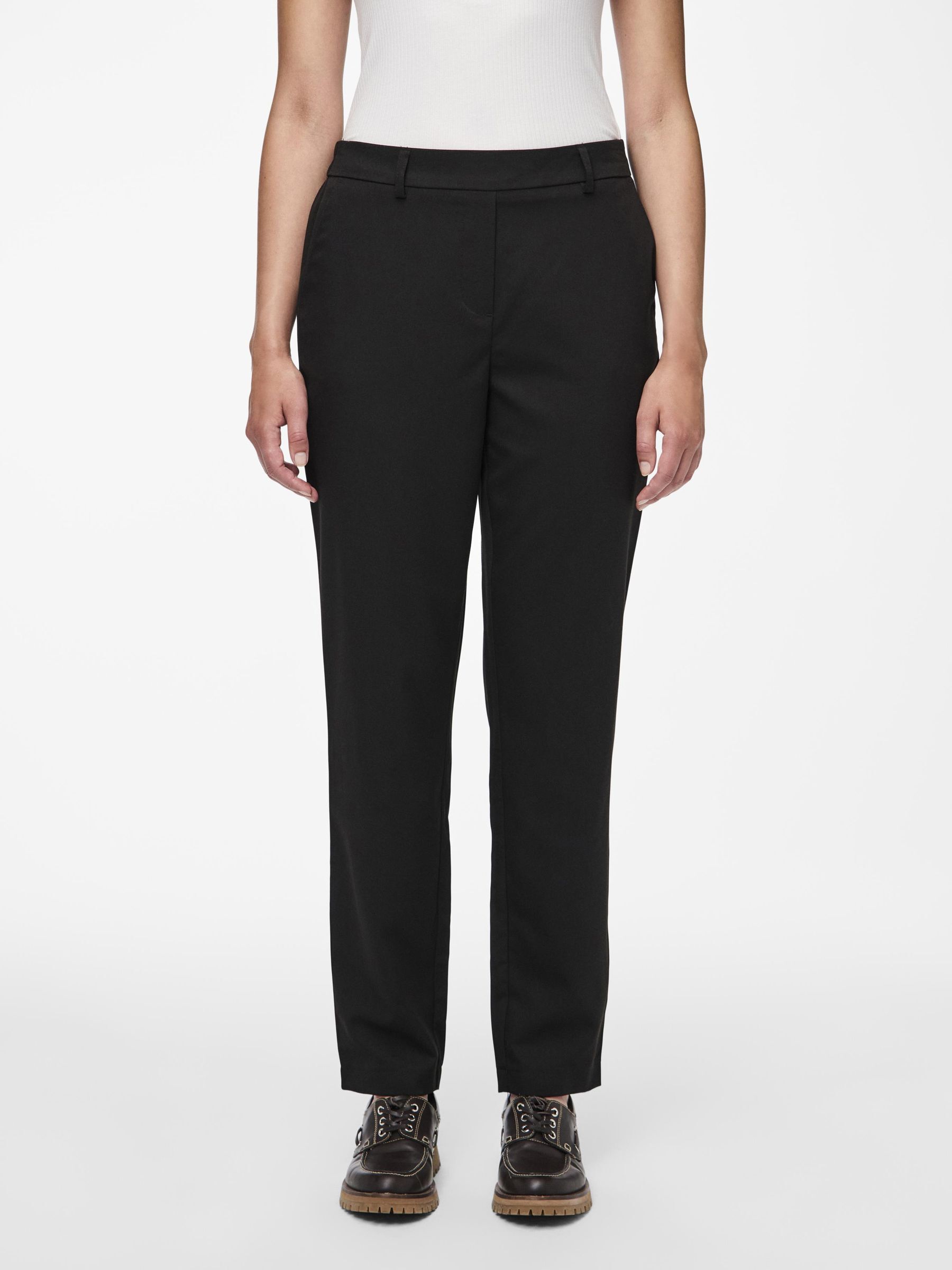 PANTALONI STRETTI IN FONDO Nero PIECES Italia