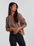 Pieces PCJENNIFER KNITTED CARDIGAN, Fossil, highres - 17126268_Fossil_003.jpg