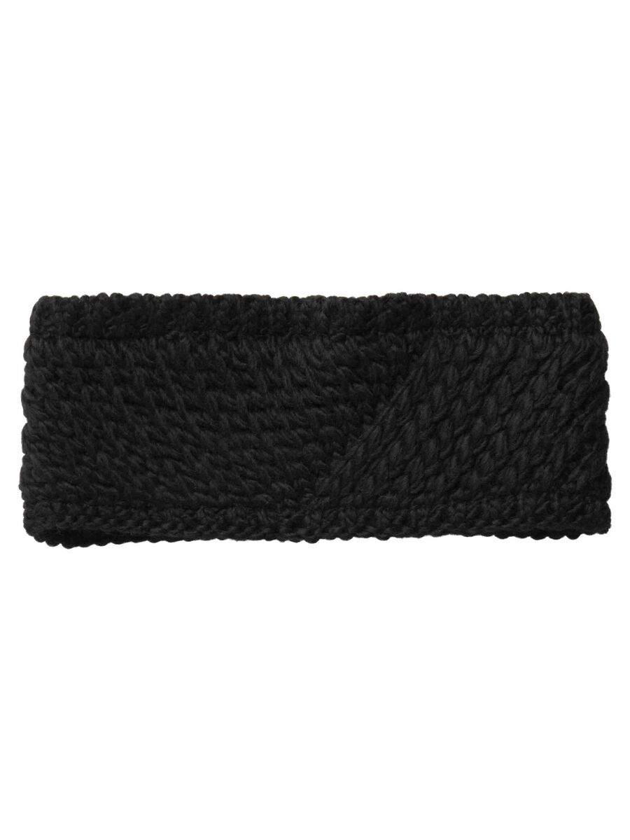 Pieces KNITTED HEADBAND, Black, highres - 17083682_Black_006.jpg