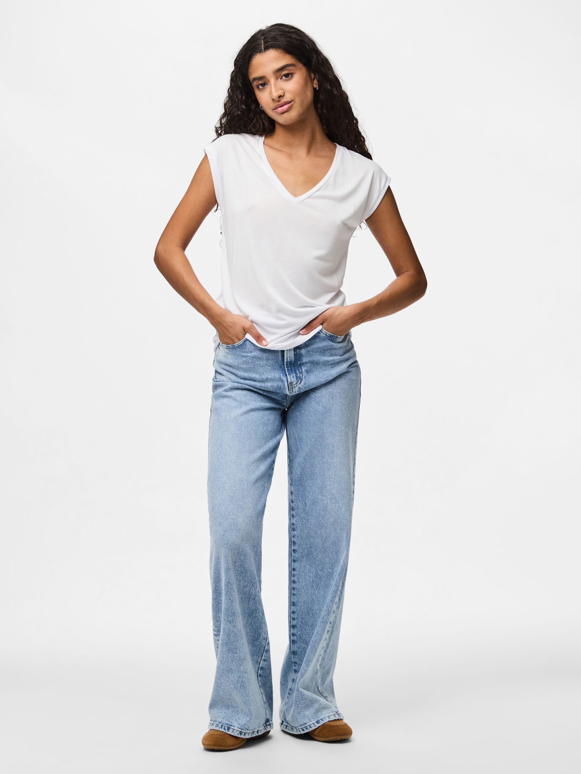 Carousel image - PCKAMALA T-SHIRT, Bright White | 3