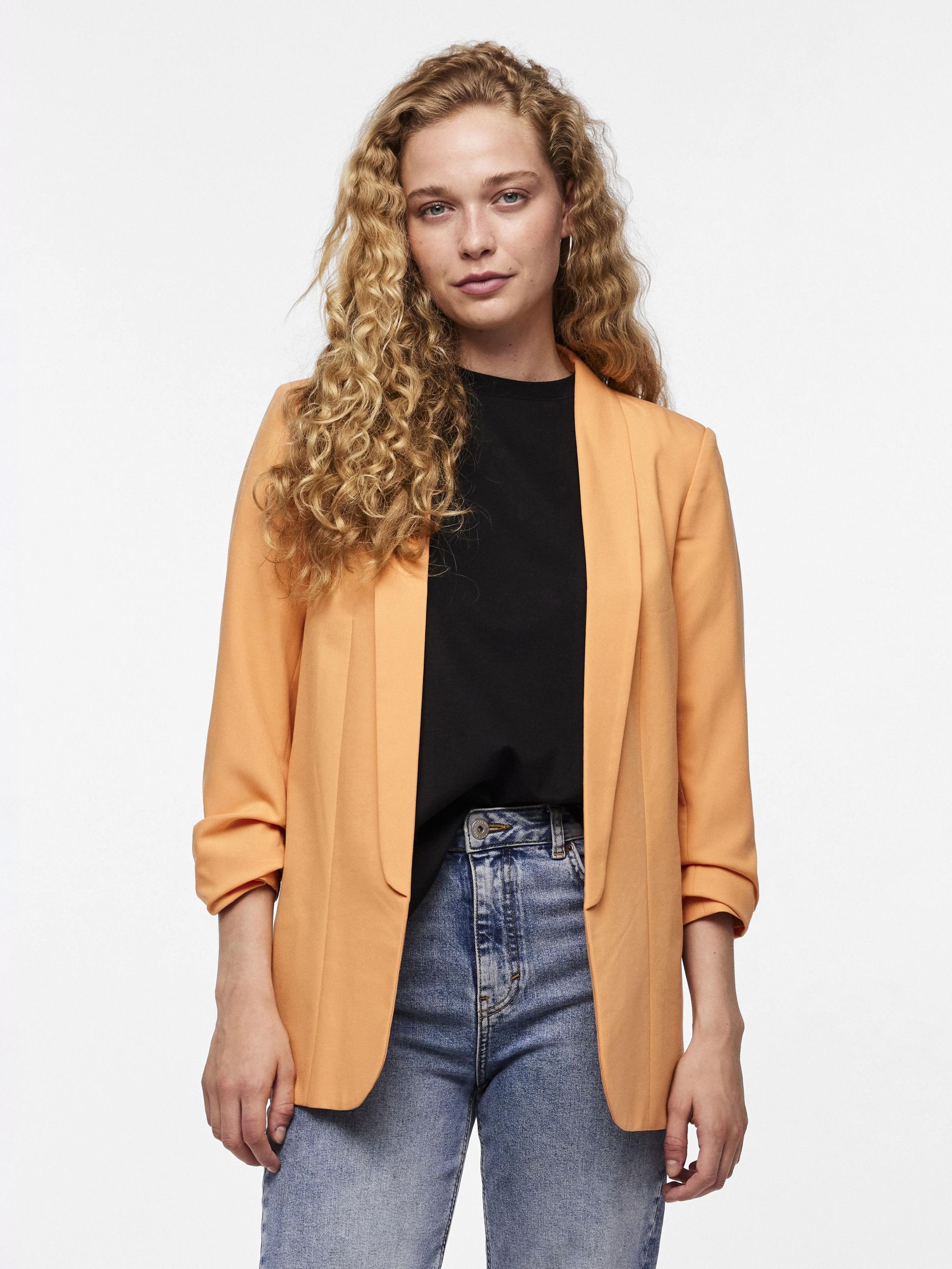 Tangerine blazer sales
