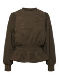 Pieces PCKAYA BLOUSE, Black Olive, highres - 17109382_BlackOlive_001.jpg