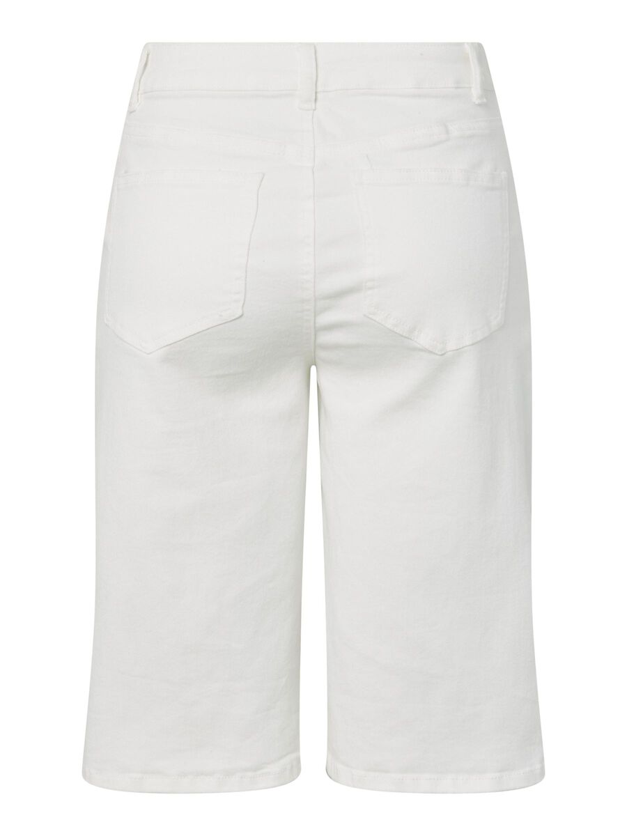 Pieces PCSALUME DENIM JORTS, Bright White, highres - 17158199_BrightWhite_002.jpg