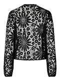 Product image thumbnail - PCNOVA LACE TIE BLOUSE, Black | 7