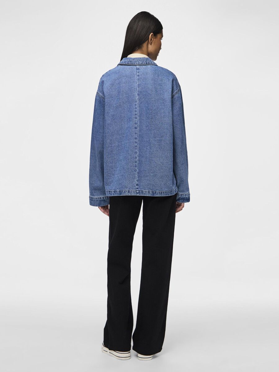 Pieces CAMISA VAQUERA, Medium Blue Denim, highres - 17156861_MediumBlueDenim_004.jpg