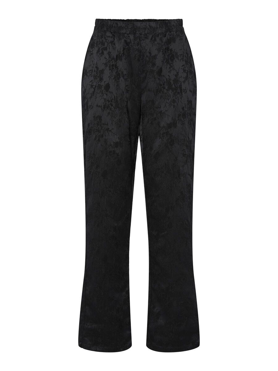 Pieces PCNETHE STRAIGHT LEG HOSE, Black, highres - 17157947_Black_001.jpg
