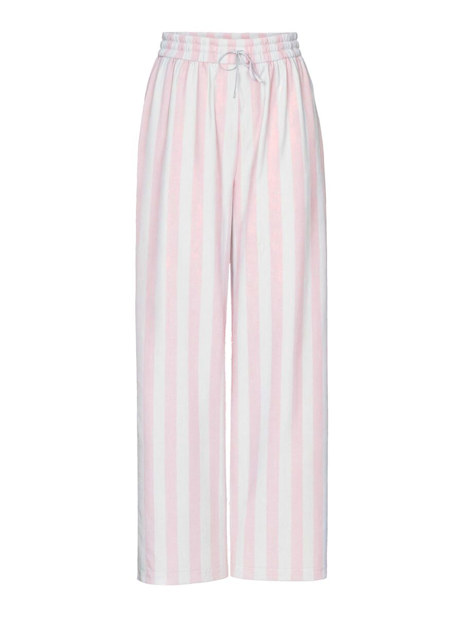 Pieces PCLIVA PANTALON À JAMBE AMPLE, Bright White, highres - 17157575_BrightWhite_1181782_001.jpg