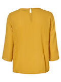 Pieces EFFEN FLARED BLOUSE, Nugget Gold, highres - 17095816_NuggetGold_002.jpg