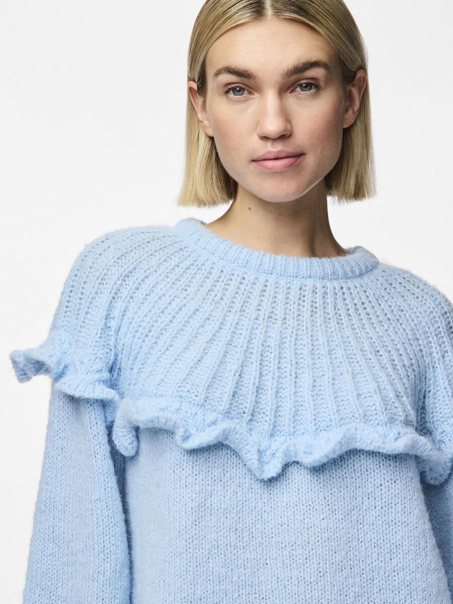 Carousel image - PCRIKKA KNITTED JUMPER, Airy Blue | 4