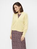 Pieces V-AUSSCHNITT STRICKJACKE, Pale Banana, highres - 17114101_PaleBanana_003.jpg