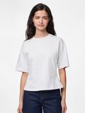 Pieces PCAMY ZIP T-SHIRT, Bright White, highres - 17161196_BrightWhite_003.jpg