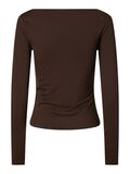 Product image thumbnail 7 PCMELLY BOATNECK TOP, Hot Fudge