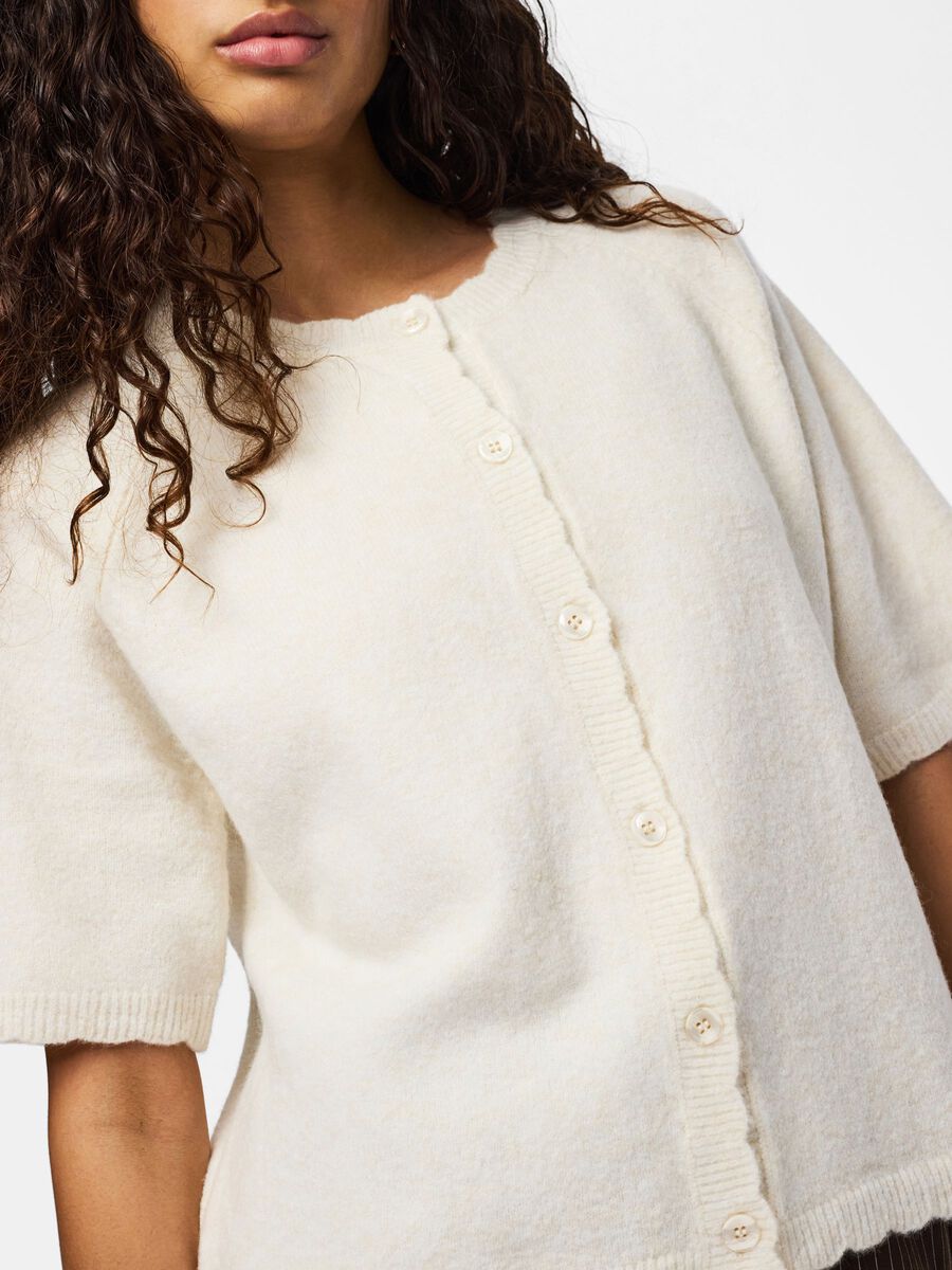 Carousel image - CARDIGAN EN MAILLE, Birch | 6