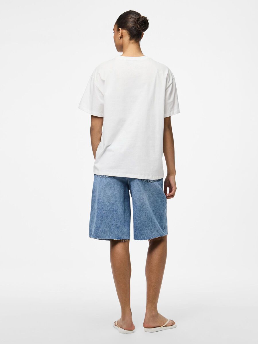Pieces PCTHEA T-SHIRT, Bright White, highres - 17157114_BrightWhite_1178553_004.jpg