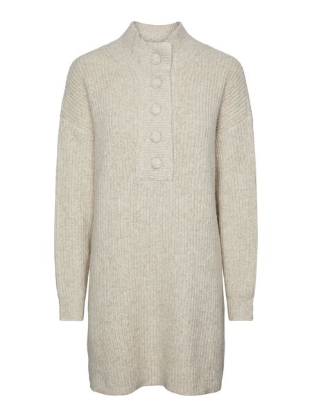 Pieces PCJAYLEN KNITTED DRESS, White Pepper, highres - 17142279_WhitePepper_001.jpg